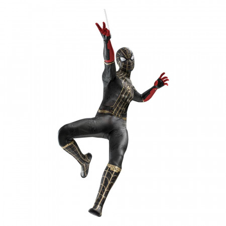 Spider-Man: No Way Home Movie Masterpiece akčná figúrka 1/6 Spider-Man (Black & Gold Suit) 30 cm